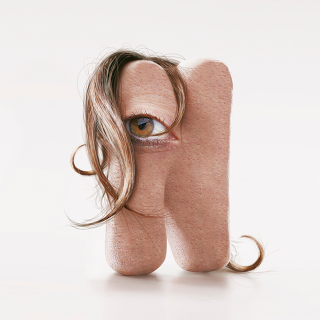 Illustration for article titled This creepy font is made of human flesh
